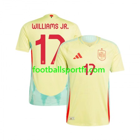 Tenue Espagne WILLIAMS JR 17 Exterieur UEFA Euro 2024 Maillot de Foot